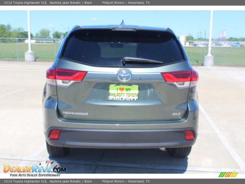 2019 Toyota Highlander XLE Alumina Jade Metallic / Black Photo #7