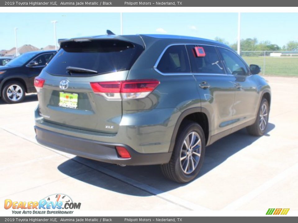 2019 Toyota Highlander XLE Alumina Jade Metallic / Black Photo #8