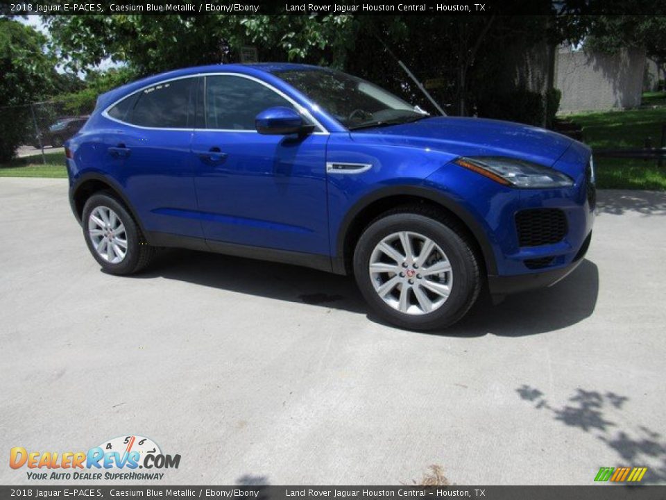 2018 Jaguar E-PACE S Caesium Blue Metallic / Ebony/Ebony Photo #1