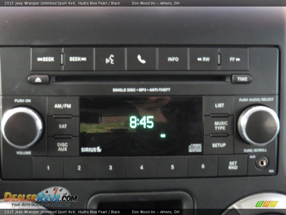 2015 Jeep Wrangler Unlimited Sport 4x4 Hydro Blue Pearl / Black Photo #2