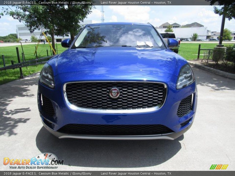 2018 Jaguar E-PACE S Caesium Blue Metallic / Ebony/Ebony Photo #9
