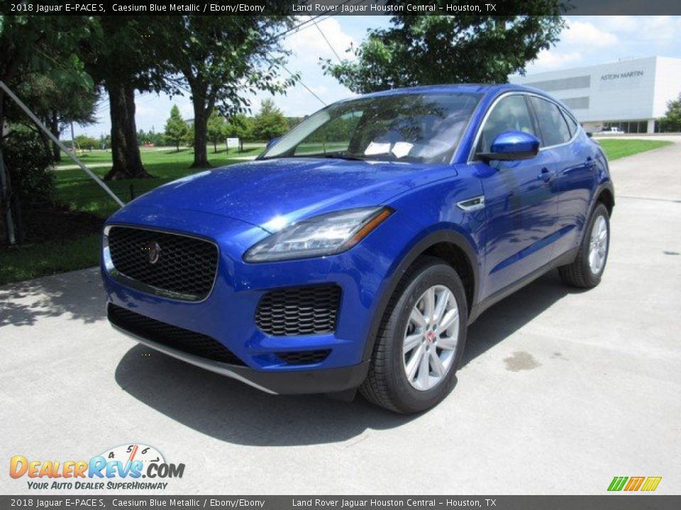 2018 Jaguar E-PACE S Caesium Blue Metallic / Ebony/Ebony Photo #10