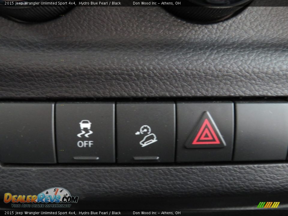2015 Jeep Wrangler Unlimited Sport 4x4 Hydro Blue Pearl / Black Photo #6