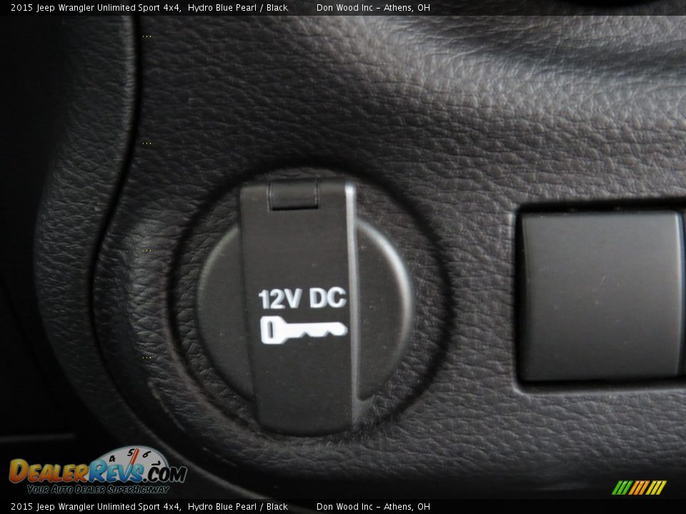 2015 Jeep Wrangler Unlimited Sport 4x4 Hydro Blue Pearl / Black Photo #7