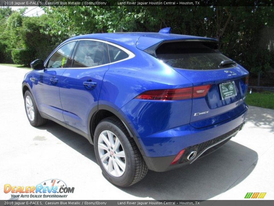 2018 Jaguar E-PACE S Caesium Blue Metallic / Ebony/Ebony Photo #12