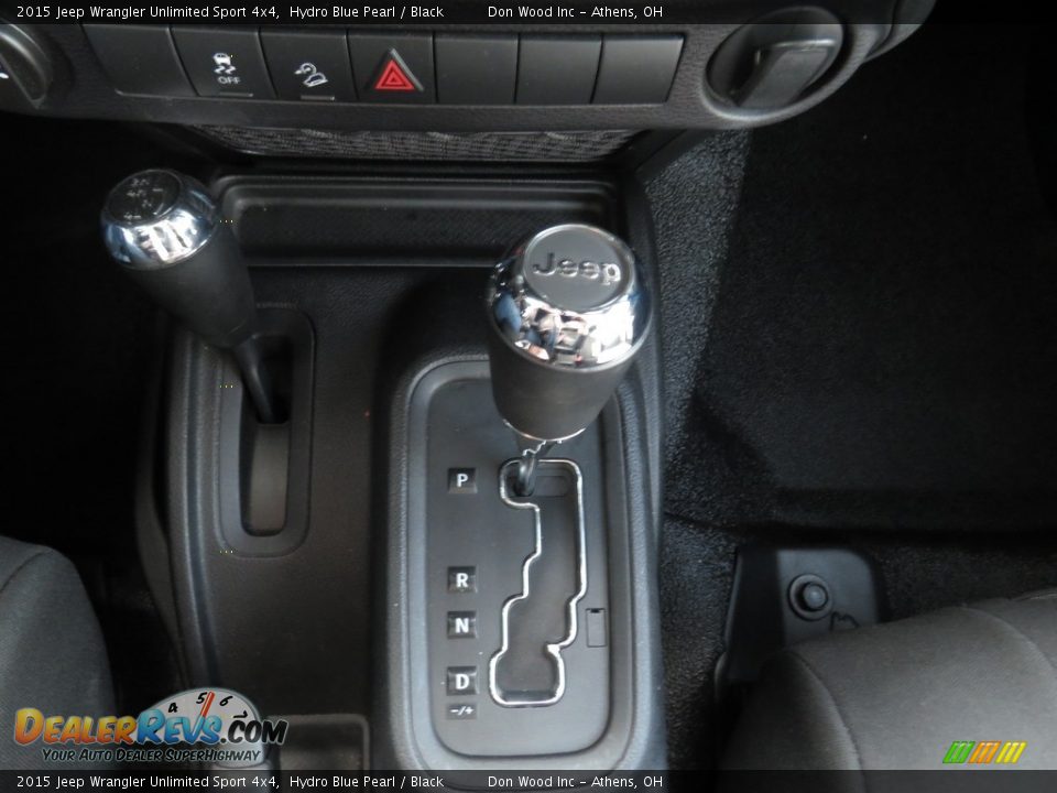 2015 Jeep Wrangler Unlimited Sport 4x4 Hydro Blue Pearl / Black Photo #8