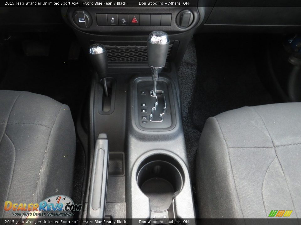 2015 Jeep Wrangler Unlimited Sport 4x4 Hydro Blue Pearl / Black Photo #9