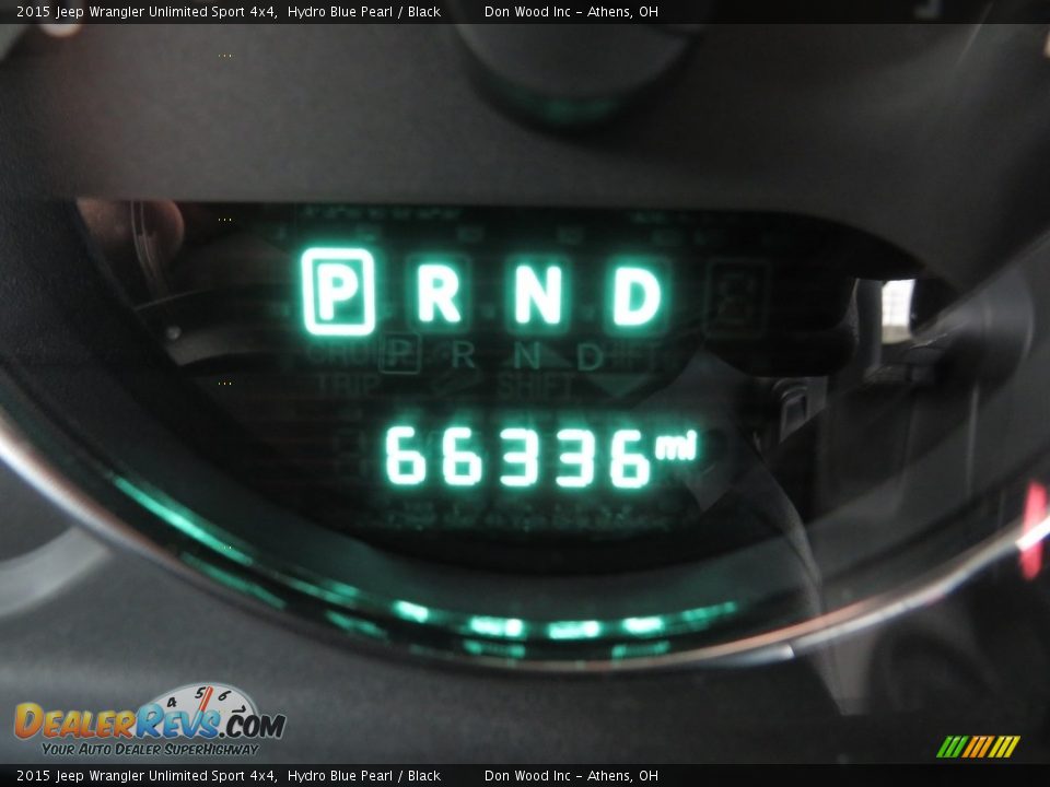 2015 Jeep Wrangler Unlimited Sport 4x4 Hydro Blue Pearl / Black Photo #10