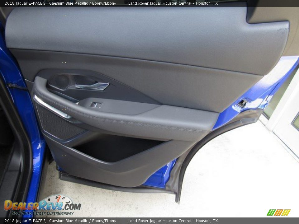 2018 Jaguar E-PACE S Caesium Blue Metallic / Ebony/Ebony Photo #22