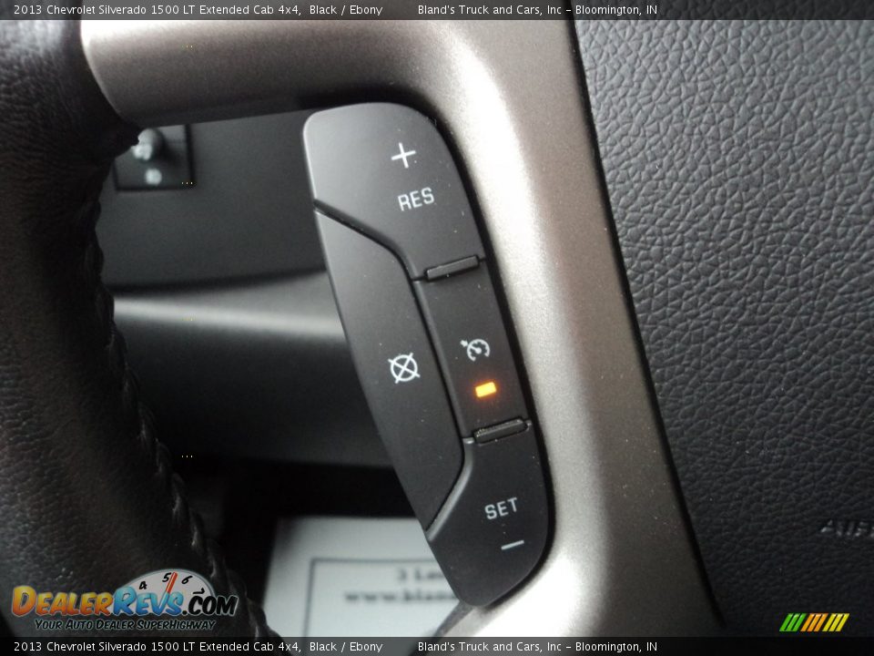 2013 Chevrolet Silverado 1500 LT Extended Cab 4x4 Black / Ebony Photo #10