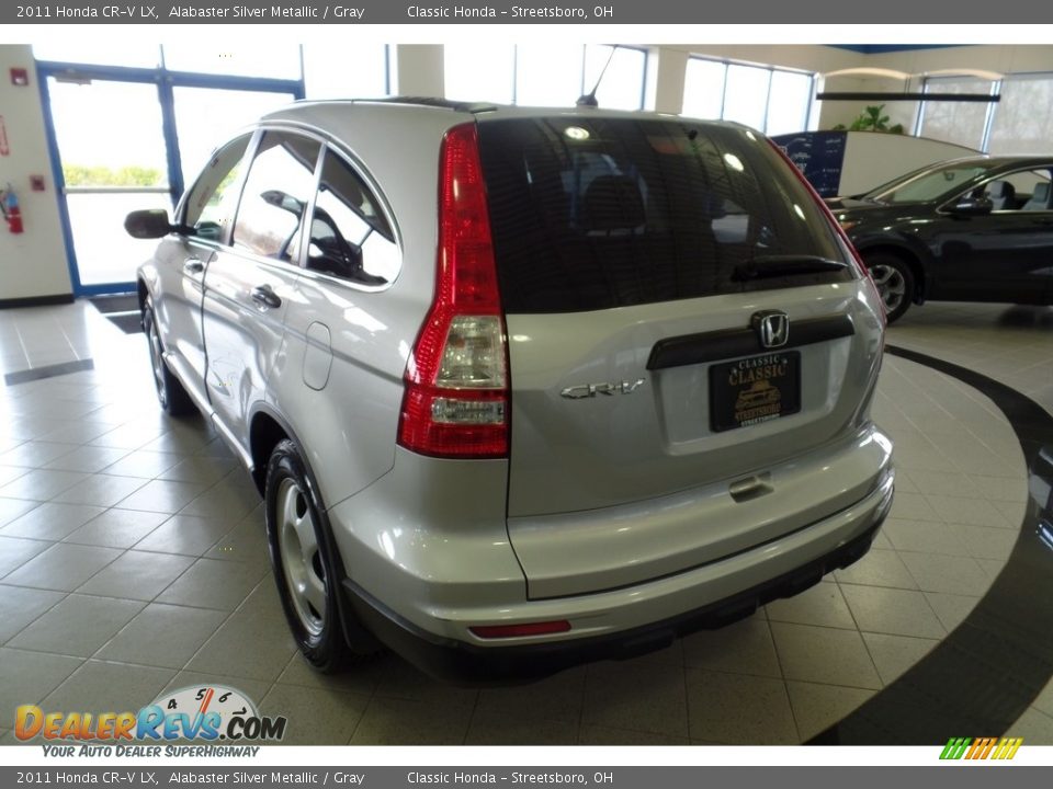 2011 Honda CR-V LX Alabaster Silver Metallic / Gray Photo #3