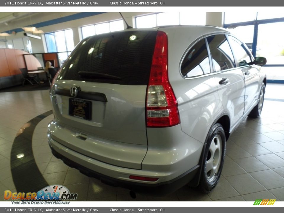 2011 Honda CR-V LX Alabaster Silver Metallic / Gray Photo #4