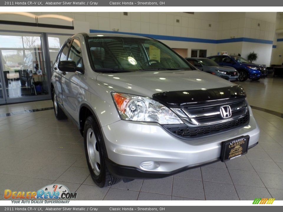 2011 Honda CR-V LX Alabaster Silver Metallic / Gray Photo #6