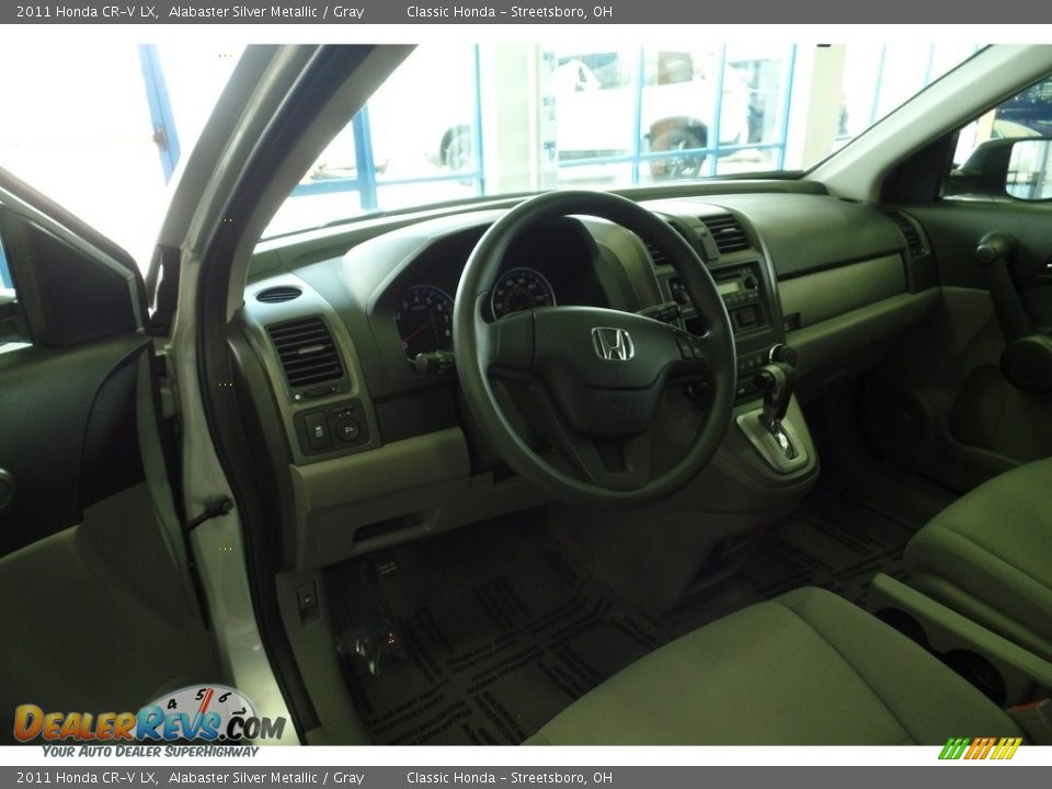 2011 Honda CR-V LX Alabaster Silver Metallic / Gray Photo #15