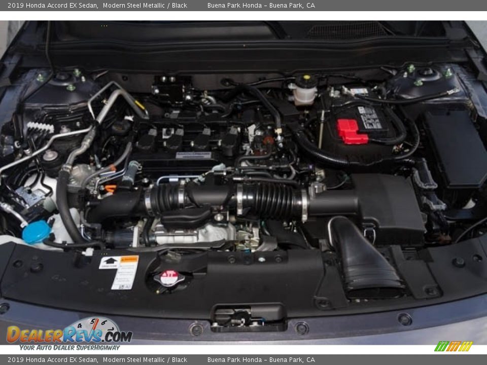 2019 Honda Accord EX Sedan Modern Steel Metallic / Black Photo #10