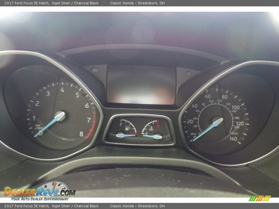 2017 Ford Focus SE Hatch Ingot Silver / Charcoal Black Photo #23