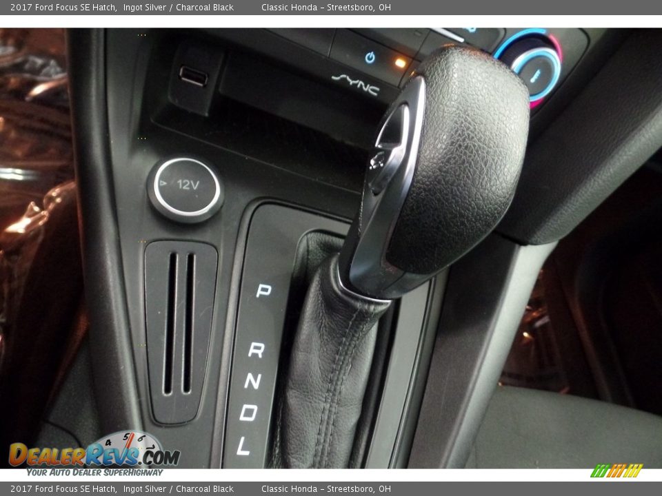 2017 Ford Focus SE Hatch Ingot Silver / Charcoal Black Photo #29