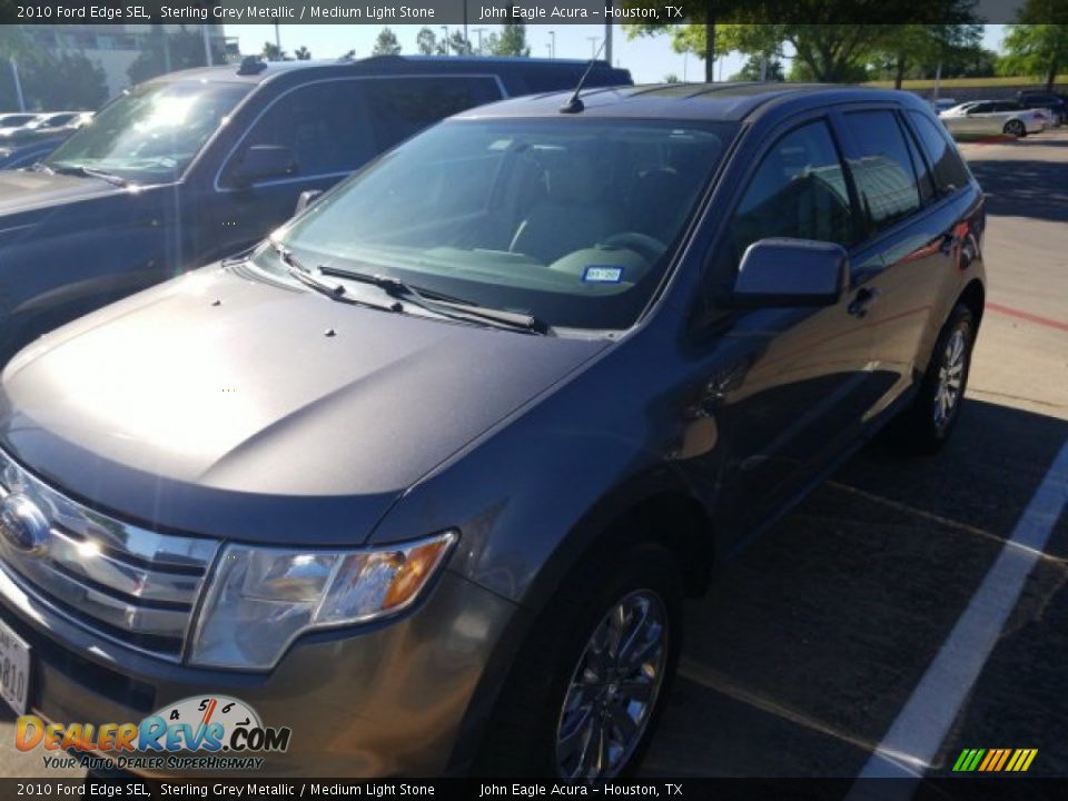 2010 Ford Edge SEL Sterling Grey Metallic / Medium Light Stone Photo #7