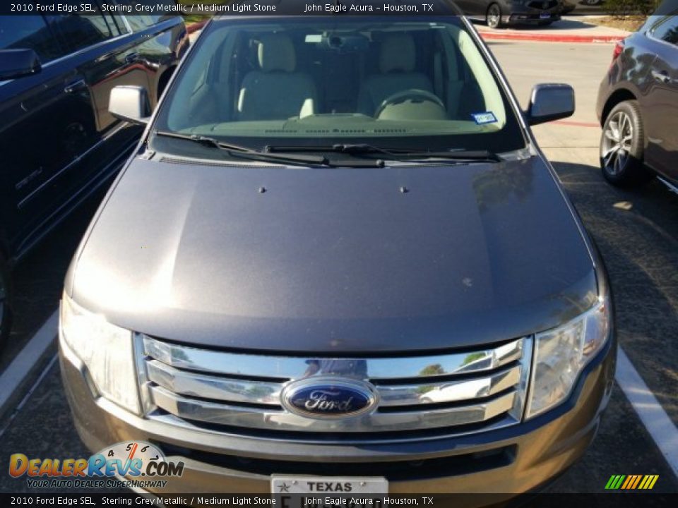 2010 Ford Edge SEL Sterling Grey Metallic / Medium Light Stone Photo #8