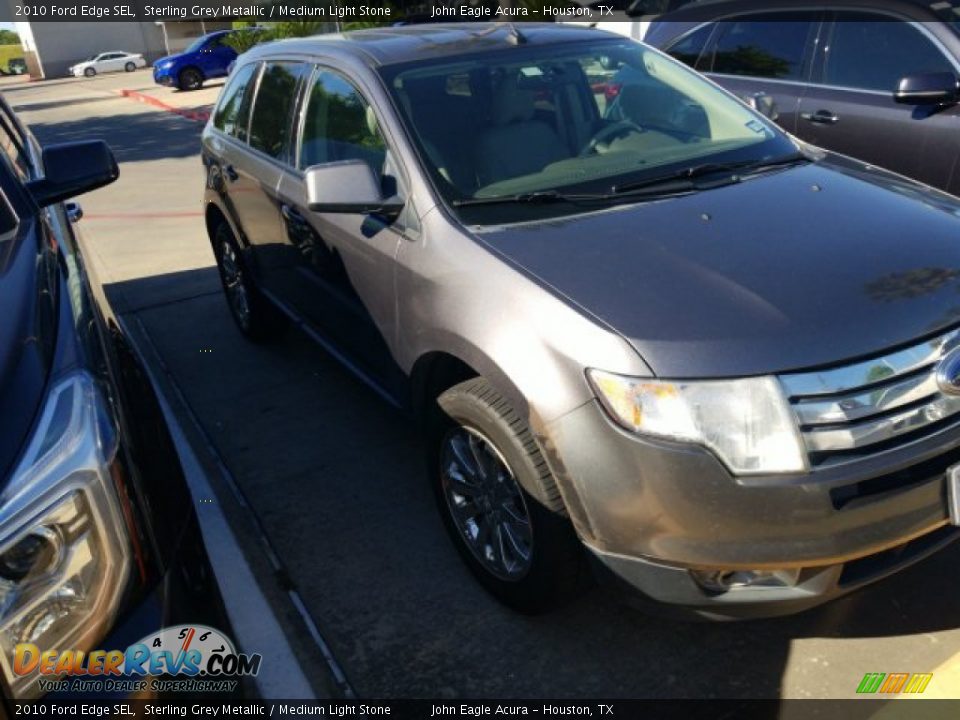 2010 Ford Edge SEL Sterling Grey Metallic / Medium Light Stone Photo #9