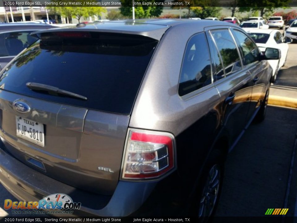 2010 Ford Edge SEL Sterling Grey Metallic / Medium Light Stone Photo #11