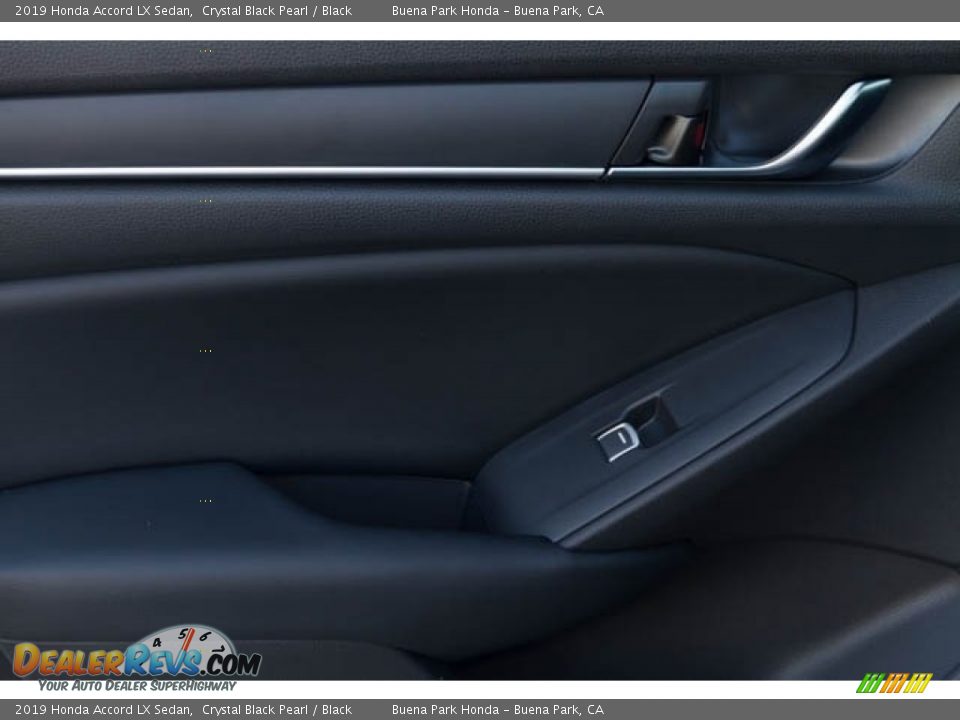 2019 Honda Accord LX Sedan Crystal Black Pearl / Black Photo #35