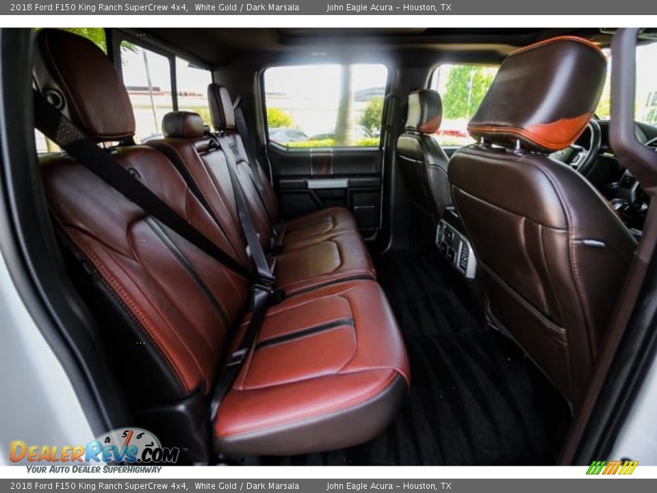 2018 Ford F150 King Ranch SuperCrew 4x4 White Gold / Dark Marsala Photo #22