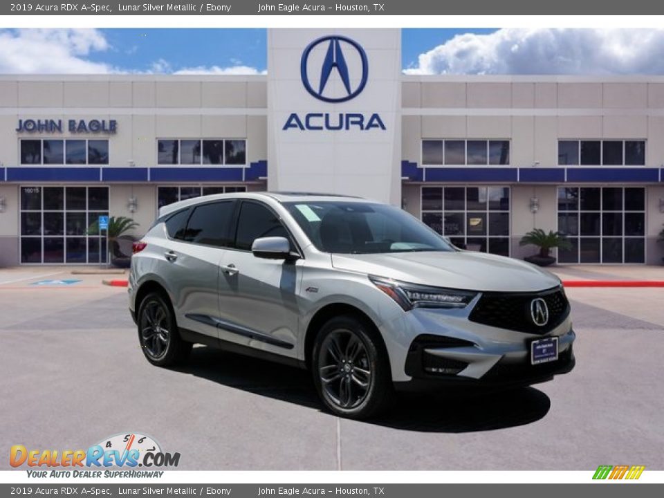 2019 Acura RDX A-Spec Lunar Silver Metallic / Ebony Photo #1