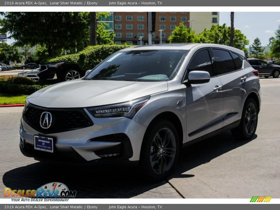 2019 Acura RDX A-Spec Lunar Silver Metallic / Ebony Photo #3