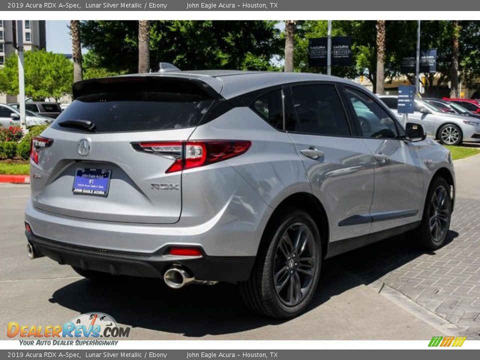 2019 Acura RDX A-Spec Lunar Silver Metallic / Ebony Photo #7