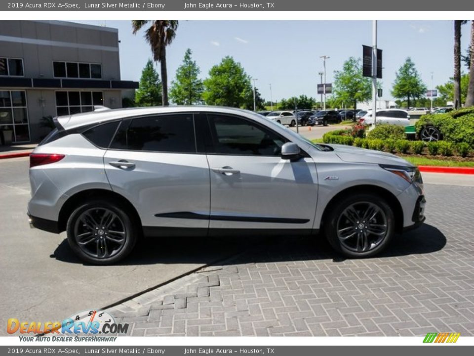 2019 Acura RDX A-Spec Lunar Silver Metallic / Ebony Photo #8