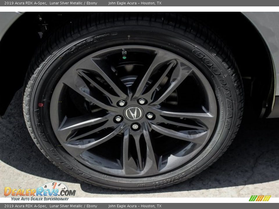 2019 Acura RDX A-Spec Lunar Silver Metallic / Ebony Photo #11