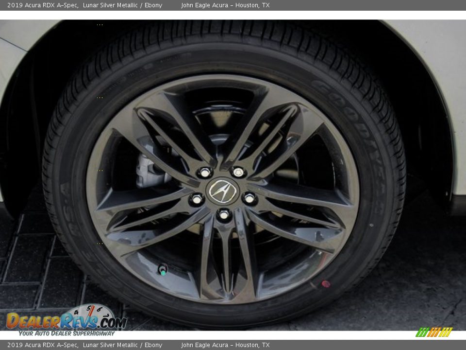 2019 Acura RDX A-Spec Lunar Silver Metallic / Ebony Photo #13