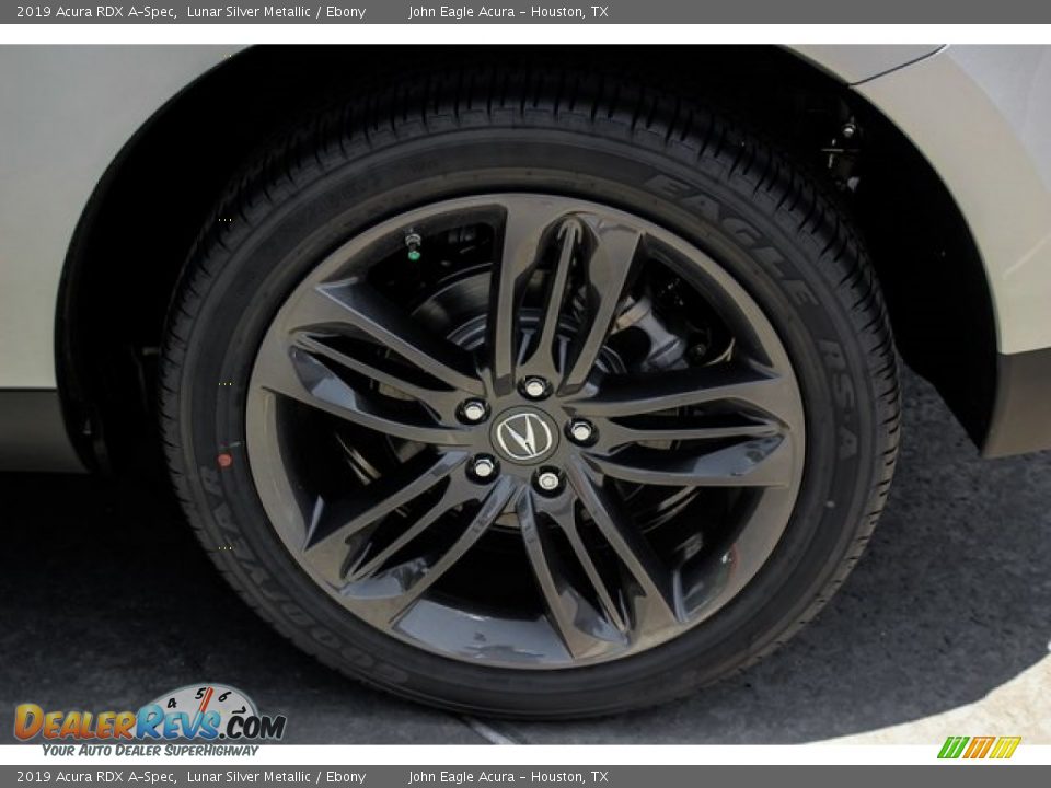 2019 Acura RDX A-Spec Lunar Silver Metallic / Ebony Photo #14