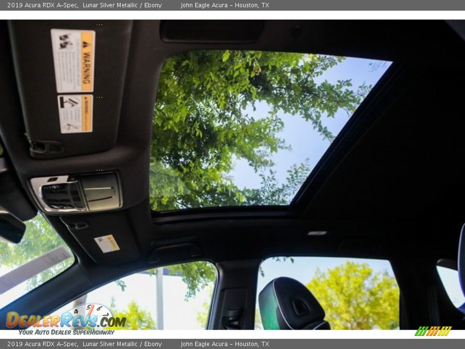 2019 Acura RDX A-Spec Lunar Silver Metallic / Ebony Photo #17
