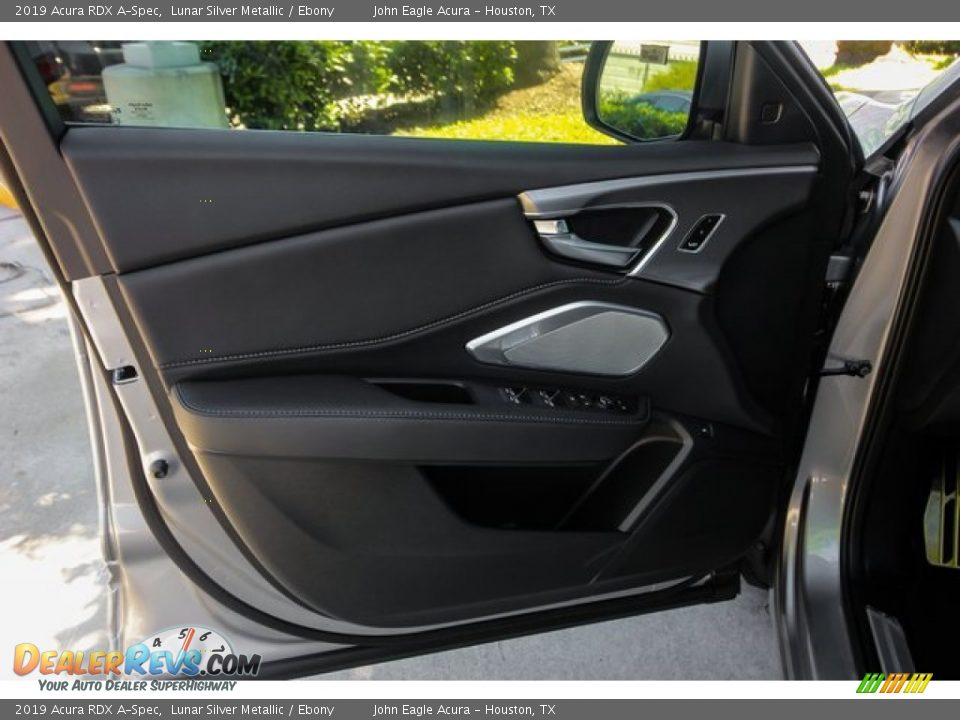 2019 Acura RDX A-Spec Lunar Silver Metallic / Ebony Photo #18