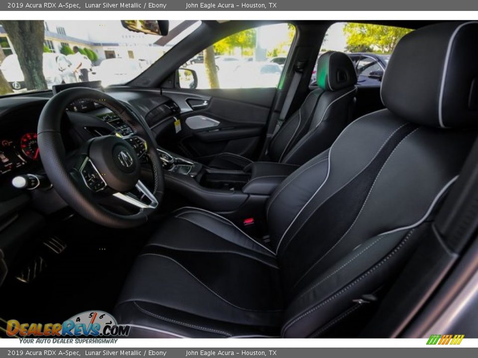 2019 Acura RDX A-Spec Lunar Silver Metallic / Ebony Photo #19