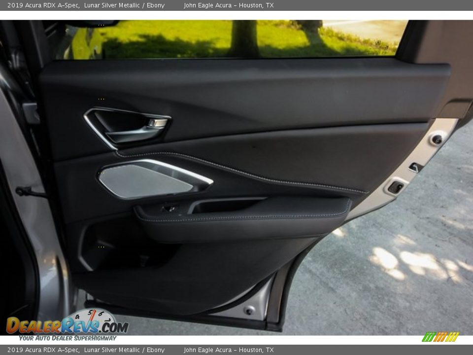 2019 Acura RDX A-Spec Lunar Silver Metallic / Ebony Photo #23