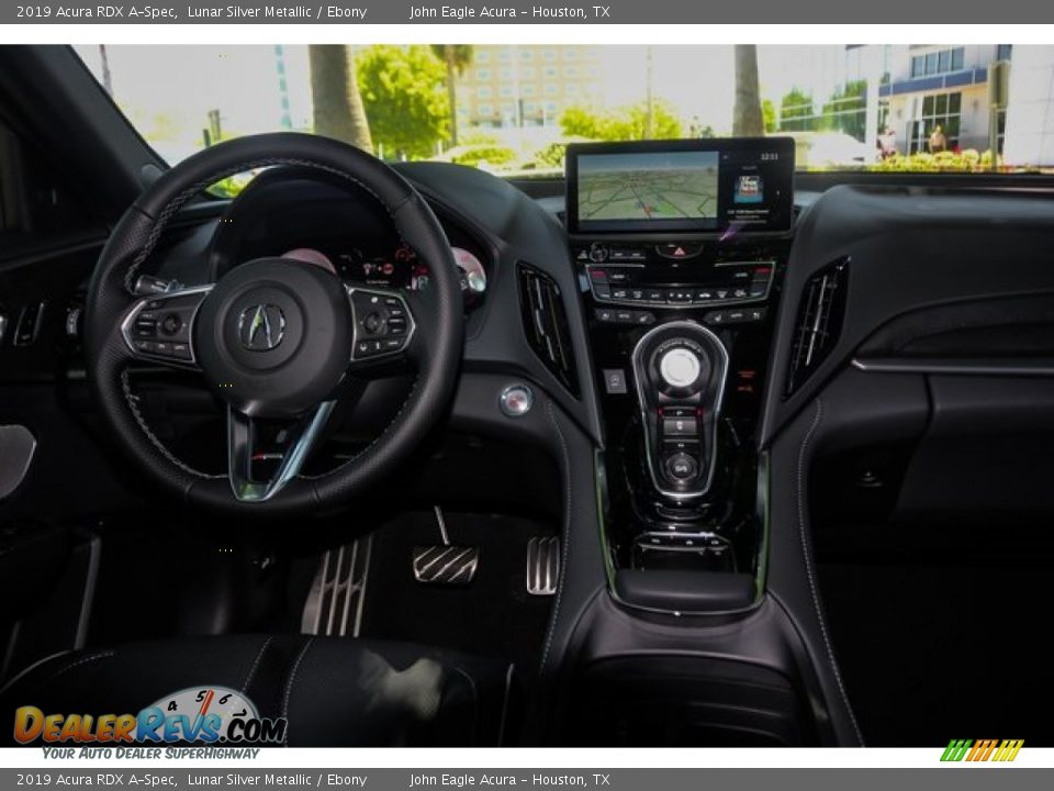 2019 Acura RDX A-Spec Lunar Silver Metallic / Ebony Photo #28
