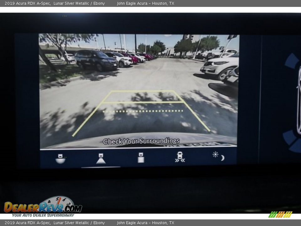 2019 Acura RDX A-Spec Lunar Silver Metallic / Ebony Photo #33