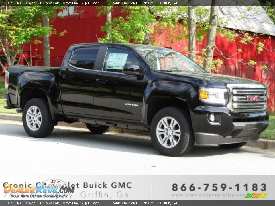 2019 GMC Canyon SLE Crew Cab Onyx Black / Jet Black Photo #1