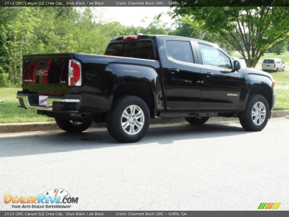 2019 GMC Canyon SLE Crew Cab Onyx Black / Jet Black Photo #3