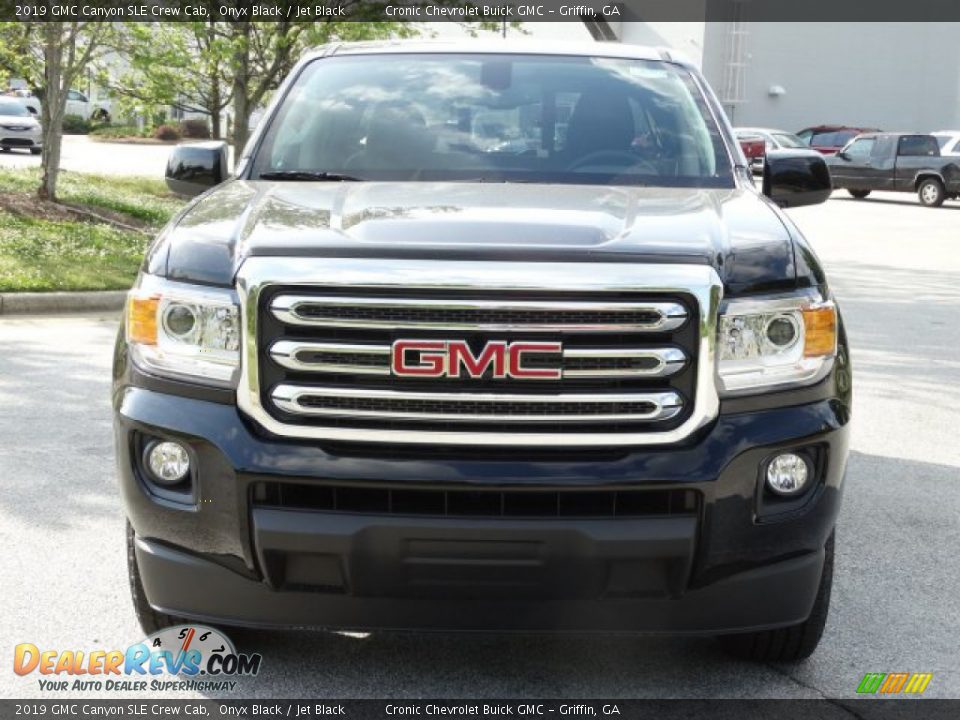 2019 GMC Canyon SLE Crew Cab Onyx Black / Jet Black Photo #4