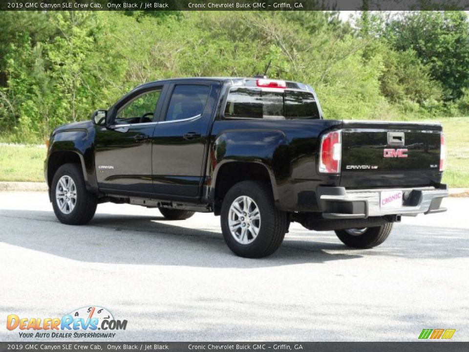 2019 GMC Canyon SLE Crew Cab Onyx Black / Jet Black Photo #6