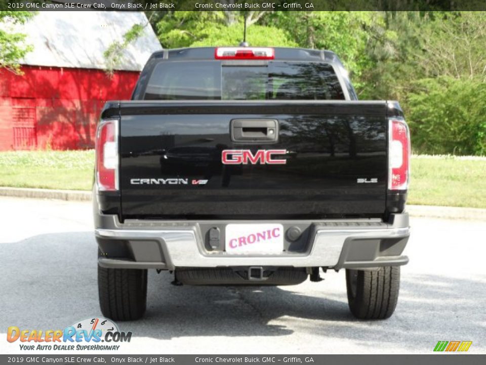 2019 GMC Canyon SLE Crew Cab Onyx Black / Jet Black Photo #7
