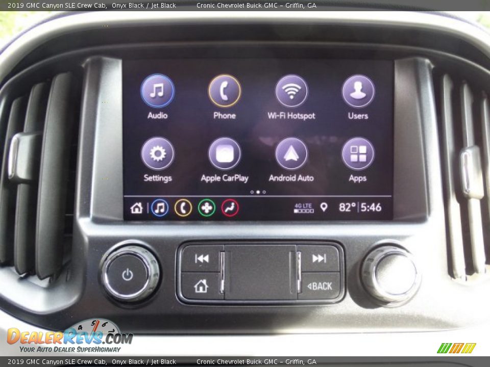 2019 GMC Canyon SLE Crew Cab Onyx Black / Jet Black Photo #18