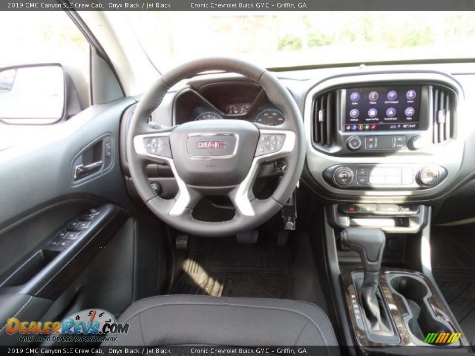2019 GMC Canyon SLE Crew Cab Onyx Black / Jet Black Photo #24