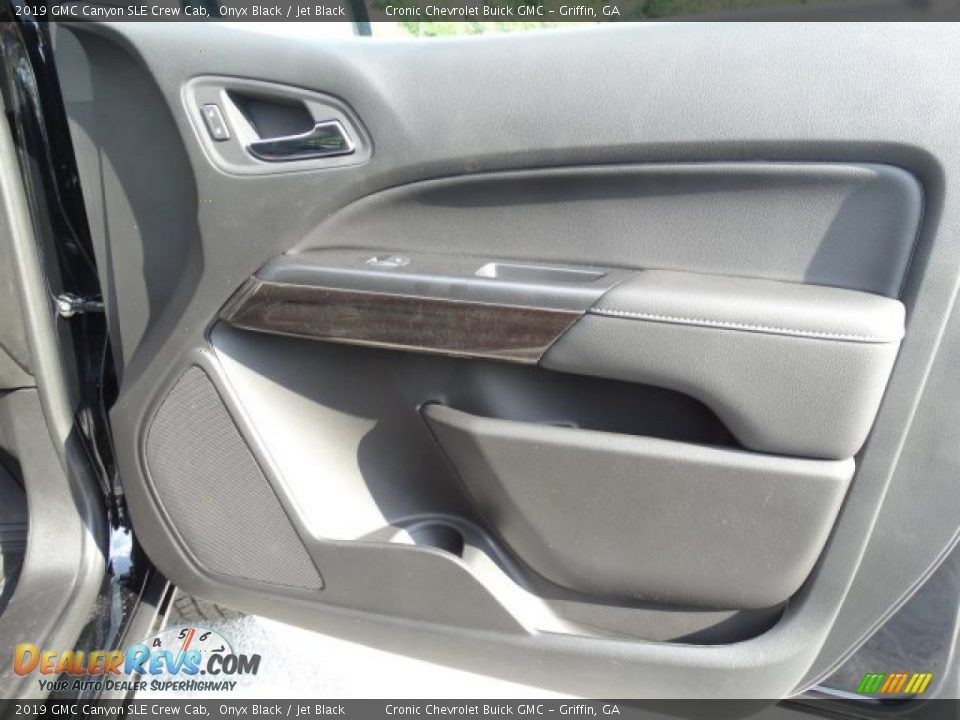 2019 GMC Canyon SLE Crew Cab Onyx Black / Jet Black Photo #27