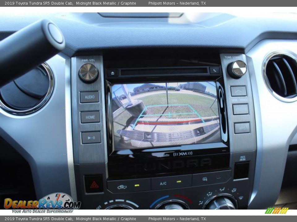 2019 Toyota Tundra SR5 Double Cab Midnight Black Metallic / Graphite Photo #20