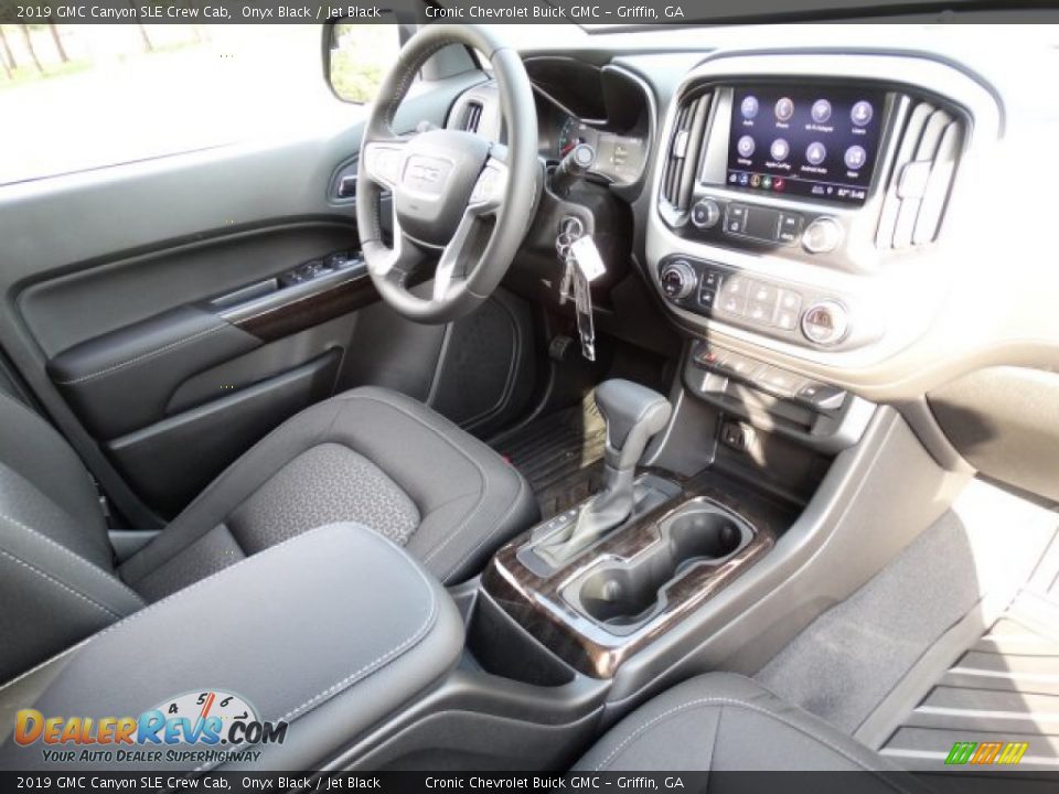 2019 GMC Canyon SLE Crew Cab Onyx Black / Jet Black Photo #30